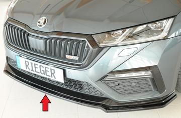 Rieger Rieger Spoilerschwert schwarz glänzend für orig. RS-Frontschürze