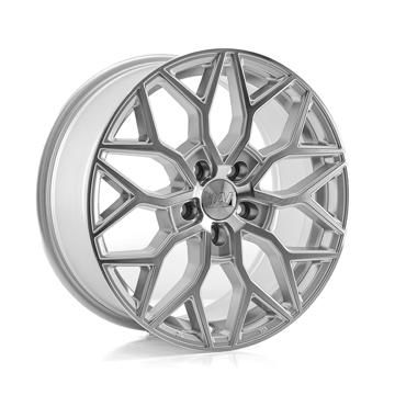 1AV, ZX12T, 18x8, 5x120, ET 50, GLOSS SILVER & POLISHED