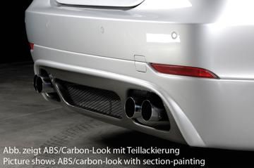Rieger Rieger Heckschürzenansatz Carbon Look nicht M-Technik!