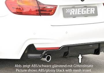 Rieger  Heckeinsatz nur für M-Paket-Heckschürze