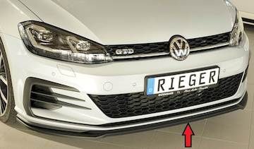 Rieger  Spoilerschwert nur für GTI / GTD / GTE für orig. Frontschürze