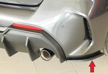 Rieger  Heckschürzenansatz seitlich rechts nur für M-Sport-Paket-Heckschürze