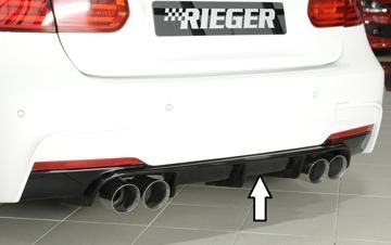 Rieger Rieger Heckeinsatz schwarz glänzend nur für M-Paket-Heckschürze
