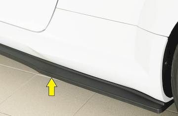 Rieger  Seitenschwelleransatz (ca. 19mm) nur für S-Line-Schweller auch TTS / TT-RS