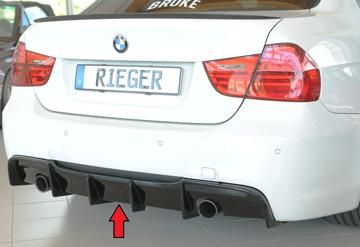 Rieger Rieger Heckeinsatz schwarz glänzend nur für 335i/335d mit M-Paket-Heckschürze