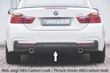 Rieger Rieger Heckeinsatz (nur 435i) schwarz glänzend nur für M-Paket-Heckschürze