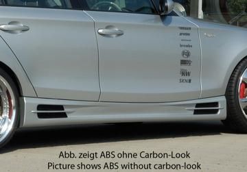 Rieger Rieger Seitenschweller Carbon Look mit 2 Ausschnitten