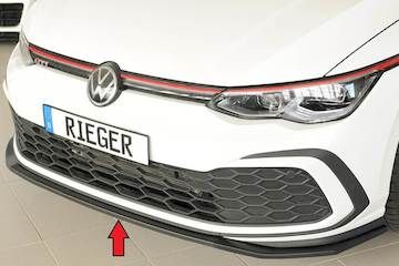 Rieger  Spoilerschwert nur für GTI / GTD / GTE für orig. Frontschürze