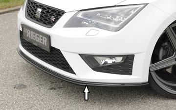Rieger Rieger Spoilerschwert schwarz glänzend für orig. FR-/ Cupra-Frontschürze