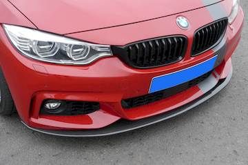 Rieger Carbon Spoilerschwert für BMW 4er F32/F33/F36 nur für orig. M-Paket Frontschürze