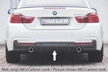Rieger  Heckeinsatz (nur 435i) nur für M-Paket-Heckschürze