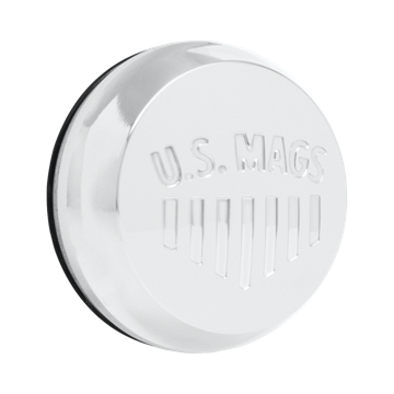 DOME .9" US MAGS NWLOGO 3" ORING CAP POL