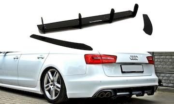 Heckschurze---Heck-Diffusor-Seite-Audi-A6-S-Line-C7-auspuffendrohr-1x2_AU-A6-C7-SLINE-AV-CNC-RS1A
