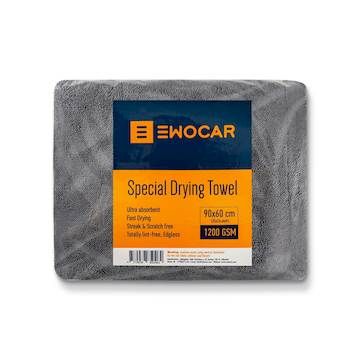 Ewocar Twisted Loop 1200 GSM Towel (Gray), 60x90 cm