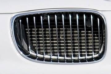 Rieger Facelift BMW-Niere rechts, Chrom/schwarz vom 135i für Spoilerstoßstange 35030/31/32/33/41/43