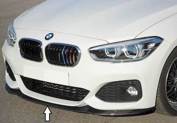 Rieger Carbon Spoilerschwert für BMW 1er F20/F21 nur für orig. M-Paket Frontschürze