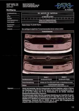 Maxton Design DTC Frontlippe Fussgängerschutz, Volkswagen Golf 8 GTI / R-Line 