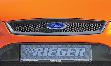 Rieger Kühlergrill Ford Focus 2, schwarz  bis Facelfit