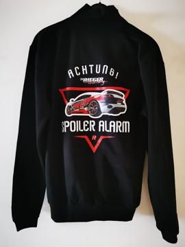 Rieger Rieger Sweat Jacke Spoiler Alarm , Größe XXL  schwarz / Backprint
