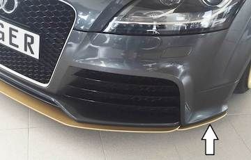 Rieger  Spoilerschwert seitlich links für orig. Frontschürze Audi TT RS (8J)