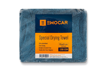 Ewocar Special Drying Towel 90x60cm 1200GSM / Blau