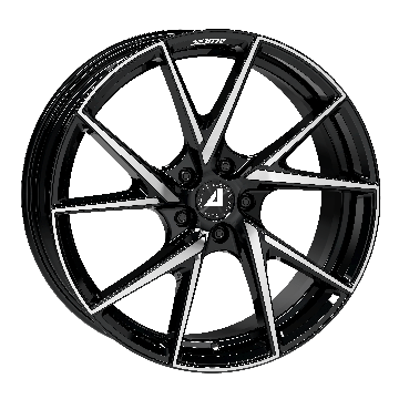 ALUTEC, ADX.01, 20x8.5, 5x114.3, ET 50, diamond-black frontpolished