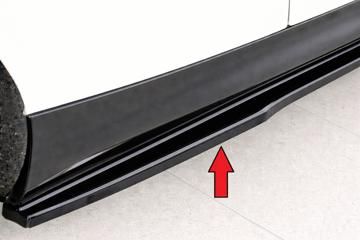 Rieger Rieger Seitenschwelleransatz schwarz glänzend für orig. M-Paket-Seitenschweller