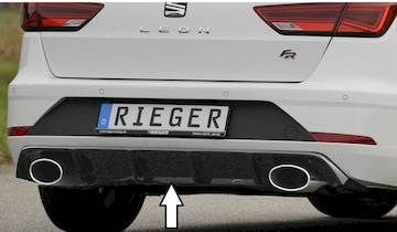 Rieger  Heckeinsatz (wie 88147+AHK) für Fzg. mit orig. Anhängekupplung