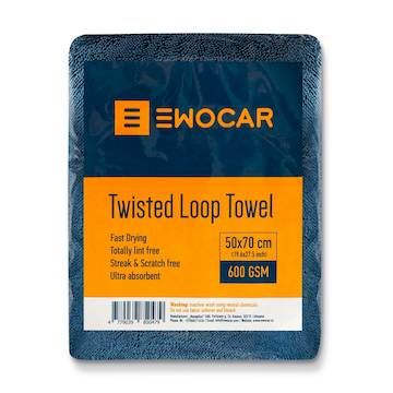 Ewocar Twisted Loop 600GSM Towel, 50x70 cm