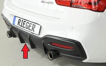 Rieger  Heckeinsatz nur für M-Paket-Heckschürze, nur M135i / M140i