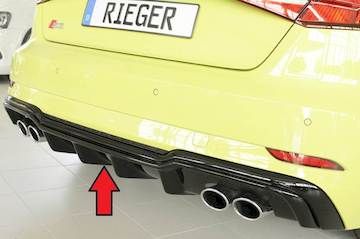 Rieger  Heckeinsatz nur S3 (8V) Schrägheck / Sportback