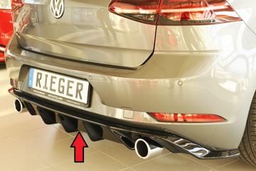 Rieger Rieger Heckeinsatz schwarz glänzend