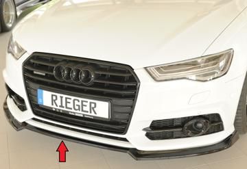 Rieger Rieger Spoilerschwert schwarz glänzend für orig. S-Line Frontschürze