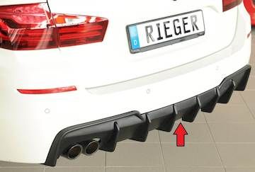 Rieger  Heckeinsatz nur für M-Sport-Paket-Heckschürze