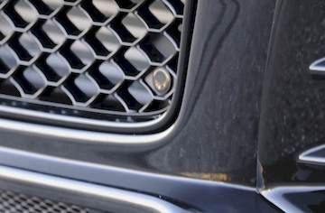 Rieger PDC-Halter-Set, links/rechts, schwarz für Kühlergrill Audi RS4 ab Facelift (B8)
