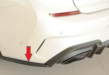 Rieger  Heckschürzenansatz seitlich links für RIEGER Heckeinsatz (nur M340i / M340d)