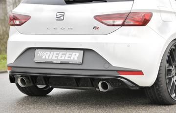 Rieger Rieger Heckeinsatz schwarz glänzend