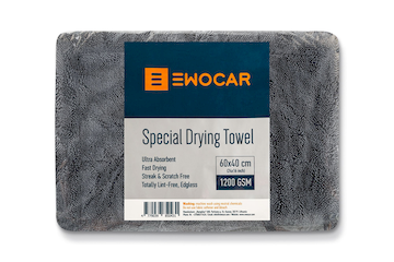 Ewocar Special Drying Towel 60x40cm 1200GSM / Grau