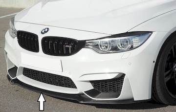 Rieger Carbon Spoilerschwert für BMW M4 F82/F83 u. M3 F80 für orig Frontschürze (ohne M-Performance-Aufsatz)