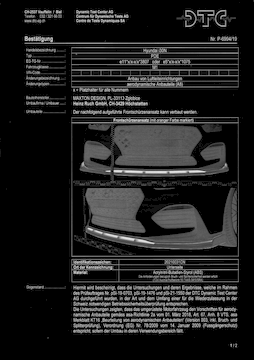 Maxton Design DTC Frontlippe Fussgängerschutz, Hyundai i30N