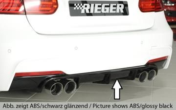 Rieger Rieger Heckeinsatz Carbon Look nur für M-Paket-Heckschürze
