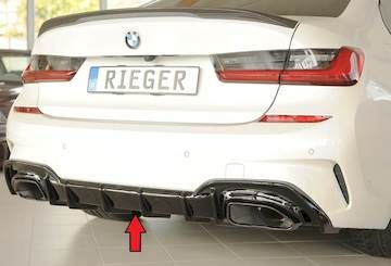 Rieger  Heckeinsatz (für Fzg. mit AHK) nur für M-Sport-Paket-Heckschürze