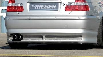 Rieger  Heckansatz  Bei Dieselmodellen gerade Endrohre verwenden!