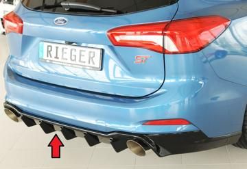 Rieger Rieger Heckeinsatz schwarz glänzend