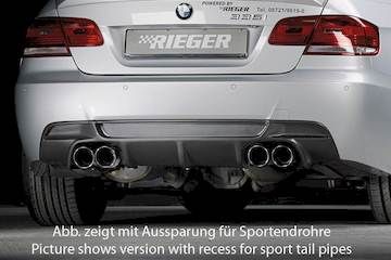 Rieger  Heckeinsatz Nur für 335i / 335d