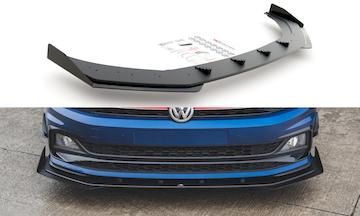 Rennen-Haltbarkeit-Splitter---Flaps-Volkswagen-Polo-GTI-Mk6_VWPO6GTICNC-FD3BRB-FSF1G