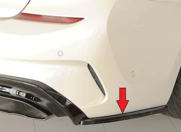 Rieger  Heckschürzenansatz seitlich rechts für RIEGER Heckeinsatz (nur M340i / M340d)