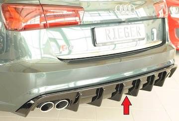 Rieger  Heckeinsatz (für Fzg. mit AHK) für orig. S-Line Heckschürze  in Vorbereitung !