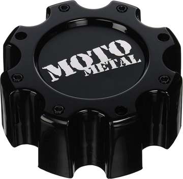 MOTO METAL CAP 8 LUG - GLOSS BLACK