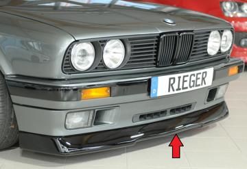 Rieger Rieger Spoilerlippe (GBL-38011) schwarz glänzend bei Lim. ab Bj 9/87, Cabrio ab 10/90